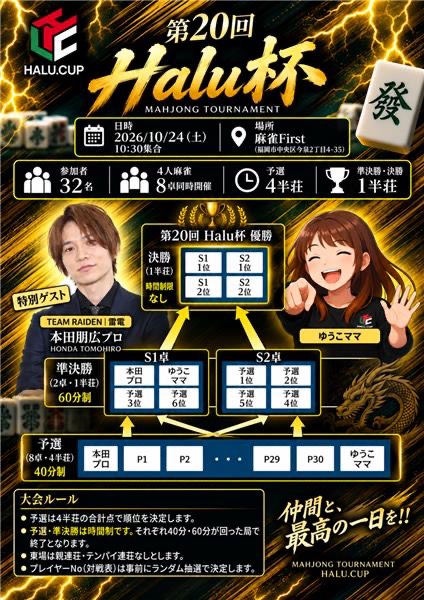 第20回 Halu杯 ポスター